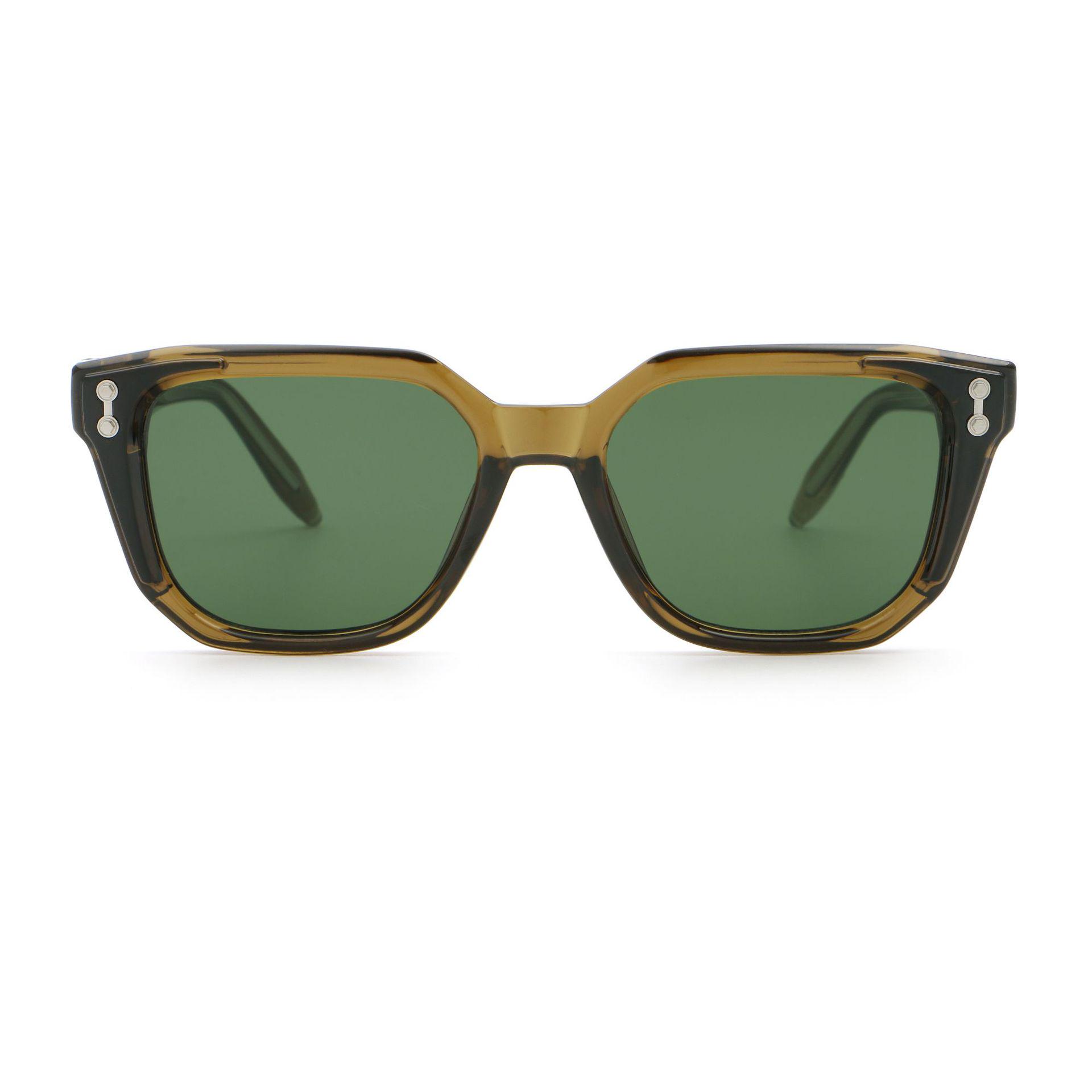 European American Retro Anti-UV Sunglasses for Men & Women, Square Frame, High-End Fashion