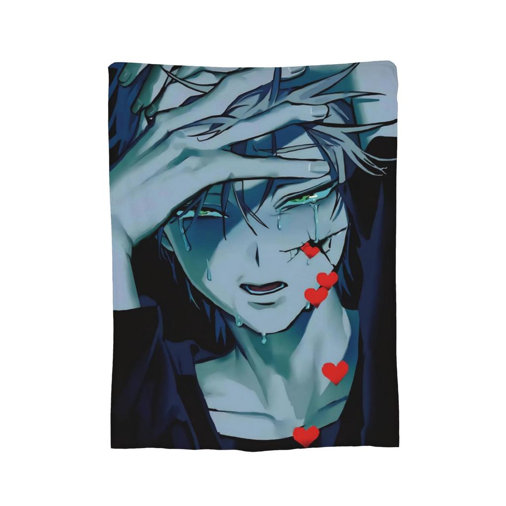 Mizi ALNST Zombie Stage Blanket Cartoon Flannel Throw Blanket Bedroom Sofa Decoration Soft Warm Bedspread