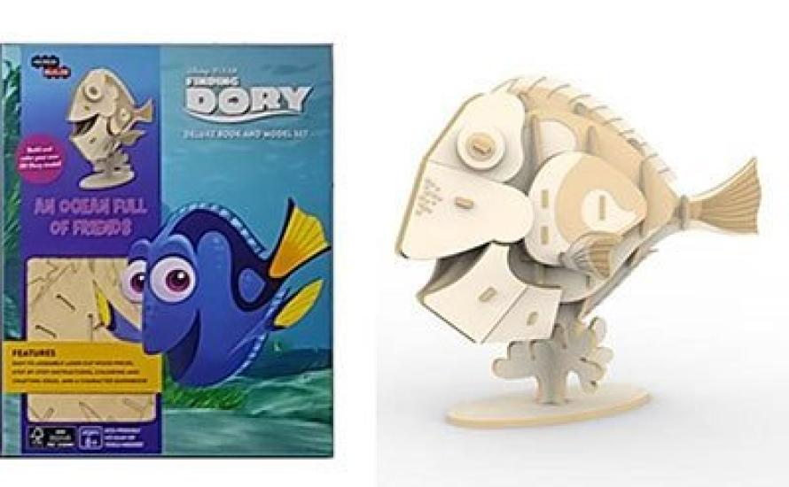 

3D Wood Models Finding Dory