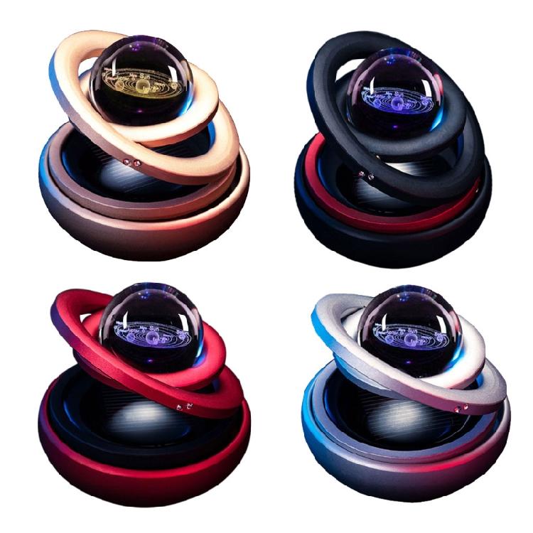 Automotive Air Freshener Solar Powered Rotating Perfume Vehicle Interior Trim