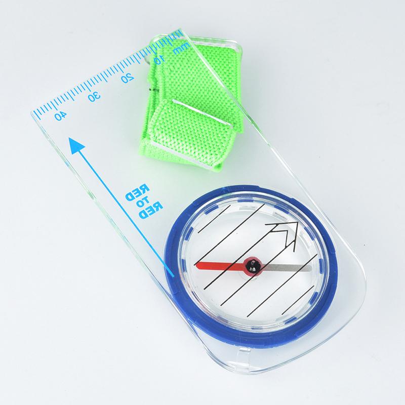 1pc Outdoor Professional Thumb Compass Competition Orienteering Compass Portable Compass Scale Compass
