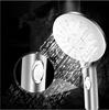 Modern ABS Chrome Bathroom Water Pressurized Spa Handheld Shower Head with Pause Switch Wall Mounting 3-Year Warranty