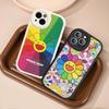 Art Japanese M-Murakami Artisti T-Takash Phone Case For IPhone 16 15 14 11 12 13 Pro Max Plus Back Leather Shell
