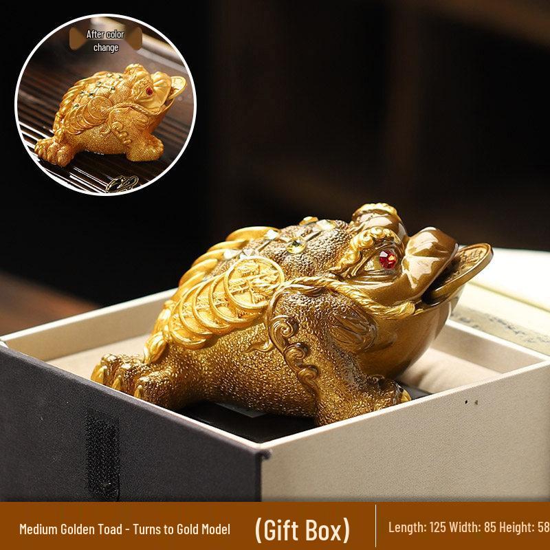 Purple Clay Color-Changing Pixiu Tea Pet