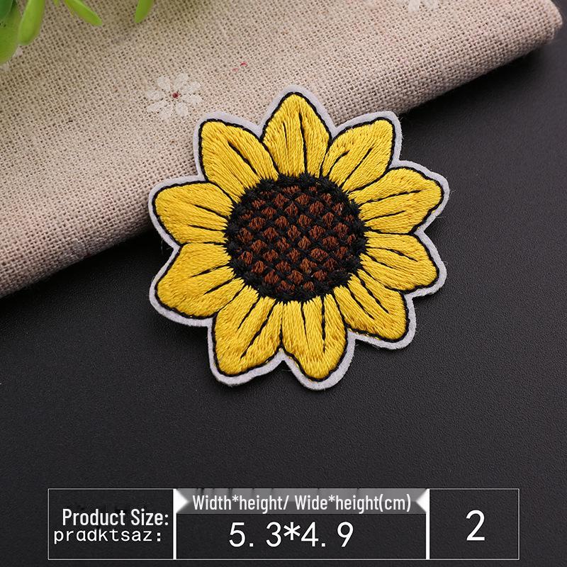 

Sunflower Embroidered Patch - Clothing Decoration & Accessories