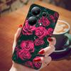For Poco M6 Pro 4G Case Fashion Marble Silicon Black Cover for Xiaomi Poco M6Pro 4G Phone Case M 6 Pro Soft Shells PocoM6Pro 4G