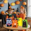 24pcs Pumpkin Bat Patterns Party Favor Bags Flat Design Goodie Paper Bags  Souvenir Gifts
