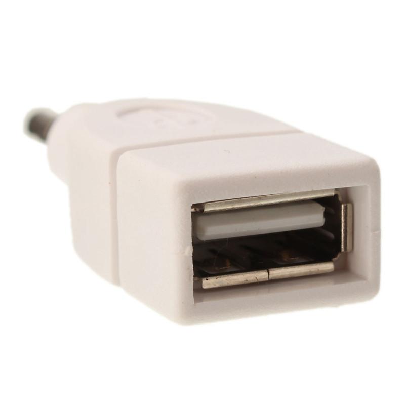 Audio Converter 3.5mm Male AUX Audio Plug Jack To USB 2.0 Female Converter Adapter for Car Audio
