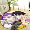 1pc KPop Demon Hunters19 Design Printed Area Round Carpet for Bedroom Living Room Home Decor Rugs Mat Non Slip Mat Rug for Bedside