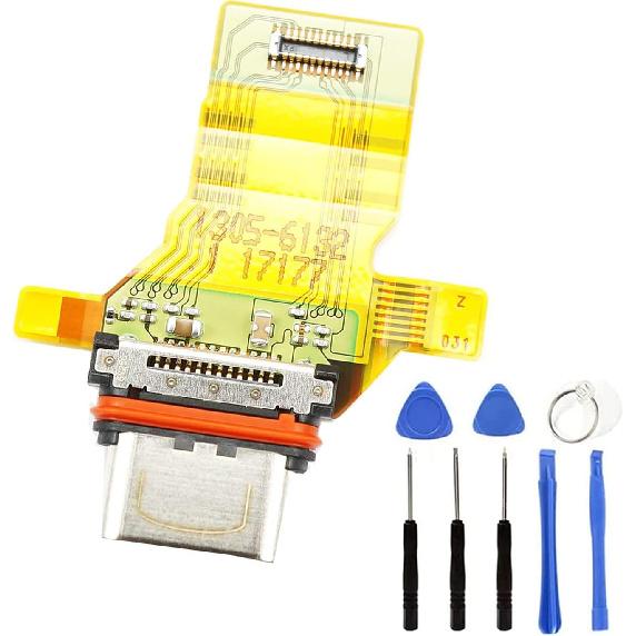 Ubrokeifixit XZ Premium Micro USB Charging Charger Port Dock Connector Flex Cable for Sony Xperia XZ Premium G8141 G8142 Dual 5.46