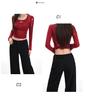 2026 Spring Slim-Fit American Style High-End Floor-Length Suit Pants - Black & White, Mid-Low Waist, Non-Clingy, Slimming Design