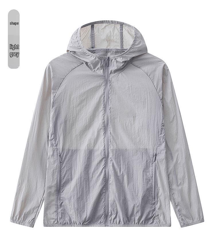 UPF50 Eisseide Sommer Sonnenschutzjacke: Leicht, UV-Schutz, Unisex Outdoor Haut Angelbekleidung