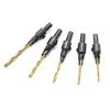 5PCS Countersunk Woodworking Drill Bit Set Drill Guide Holes for Screw Sizes #6 #8 #10 #12 #14 High Precision Tools