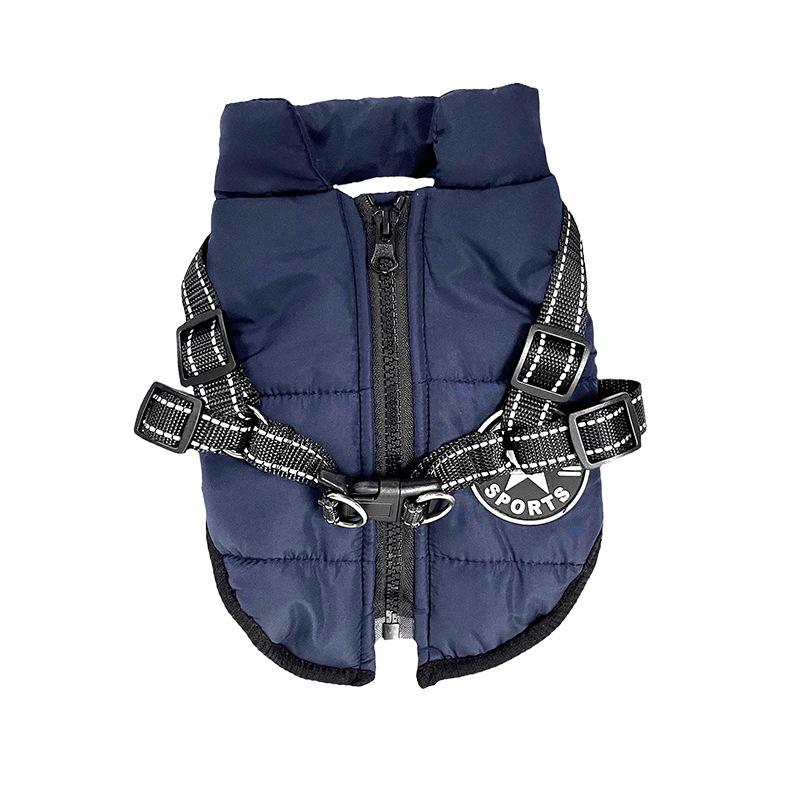 

Waterproof Cotton Dog Coat - Thickened Winter Warm Vest for Pets M