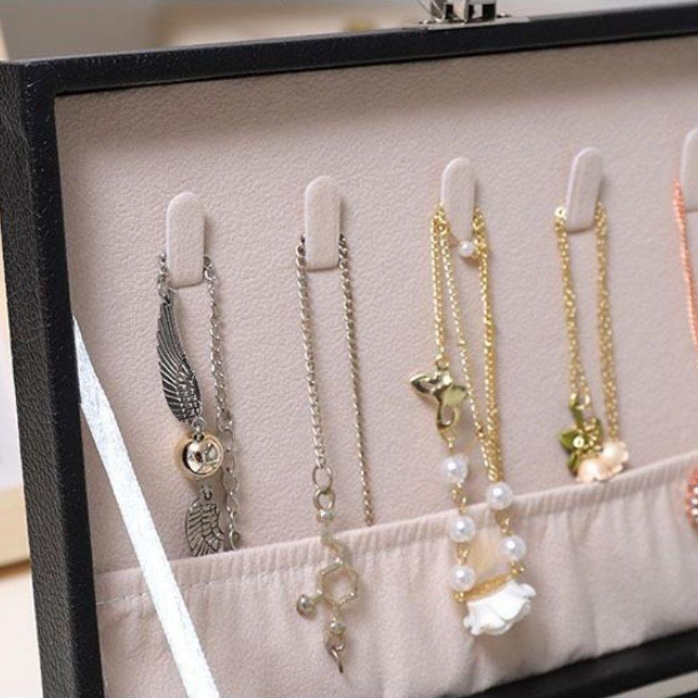 Multi-Functional Jewelry Storage Case Portable Jewelry Display Plate Jewelry Organization