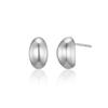 LUNNE Silver 925 Bold Curve Stud Earrings #LSE90