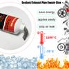 Car Exhaust Pipe Filler Glue High Temperature Silicone Sealant Repair Paste Motorcycle Auto Muffler Tailpipe Leaks Plugging Air