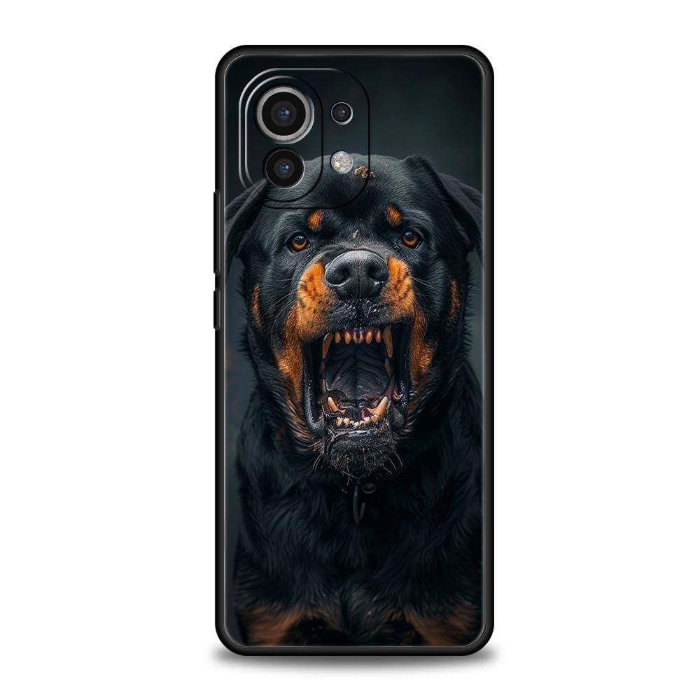 Rottweiler Dog Phone Case For Xiaomi Mi 17 15T 15 14 14T 13T 12T Pro 12 13 Lite 5G 11T Poco X6 X7 X5 Pro Soft Cover