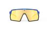 Rudy Project Kelion Sports Crystal Blue Sunglasses, Gloss/Multi-Laser Yellow, SP850577-0000