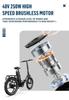 OneSport OT16-2 Folding Electric Bike 20*3.0 Tires 250W Motor 48V17Ah Battery 25km/h Speed 120KM Max Range City Commute Ebike