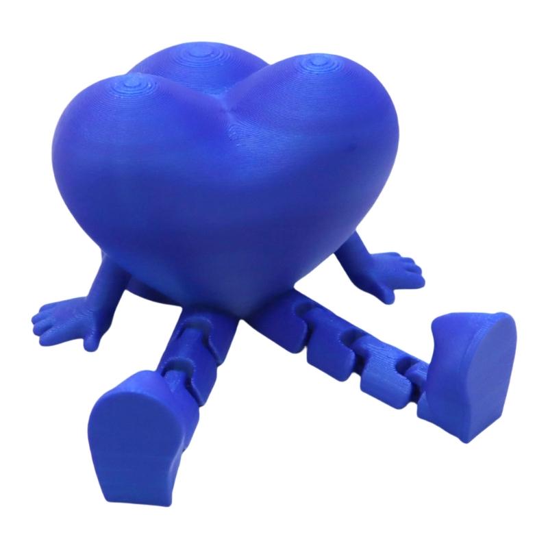 Red 3D Printed Car Hitch Cover Heart Shape Decoration Impact Resistant Universal Towing CouplingTrailer Coupling Caps