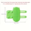Silicone Cat Grooming Brush Pet Hair Removal Massage Comb Scratching Rubbing Brushes For Cats Kittens
