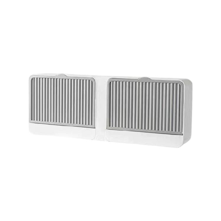 Adhesive Soap Box Holder for Kitchen And Shower Easy Cleaning For Bathroom and Kitchen Accessories