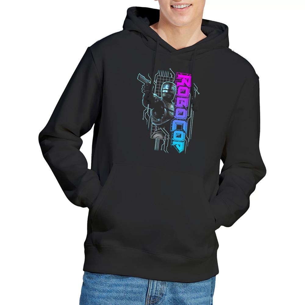 Robocop Unisex Adult Robo Neon Hoodie