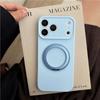Applicable to Apple 17 Pro mobile phone case, simple skin feeling, metal ring bracket, Apple 16 anti-drop 15 protection 14 sets