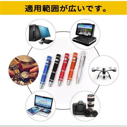 8-in-1 Mini Screwdriver Set with Interchangeable Blades, Phillips and Flathead Screwdrivers, and a Magnet, Perfect for DIY Projects. Includes 1.5, 2.0