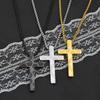 Geometric Cross Corrosion High-quality Necklace, the Same for Men and Women, Vacuum Plating Does Not Fade Design Sense