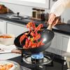 Alluflon Volcano Series 34cm Refined Iron Rust-Proof Wok