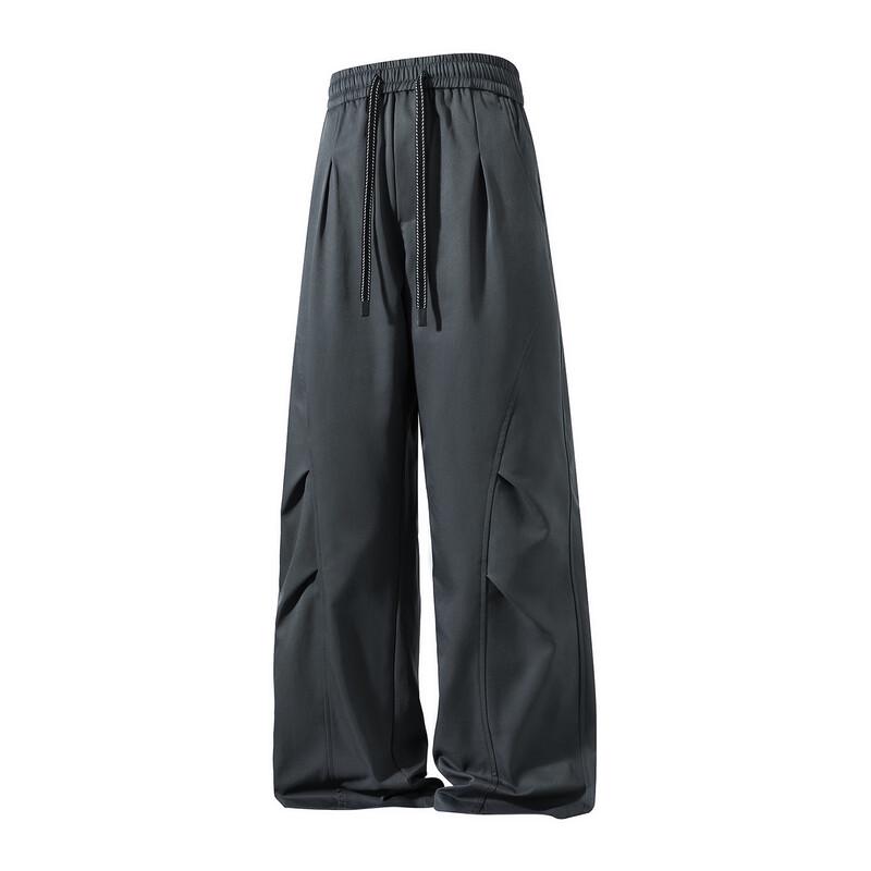 WRPCE Men's Solid Casual Straight-Leg Cargo Pants