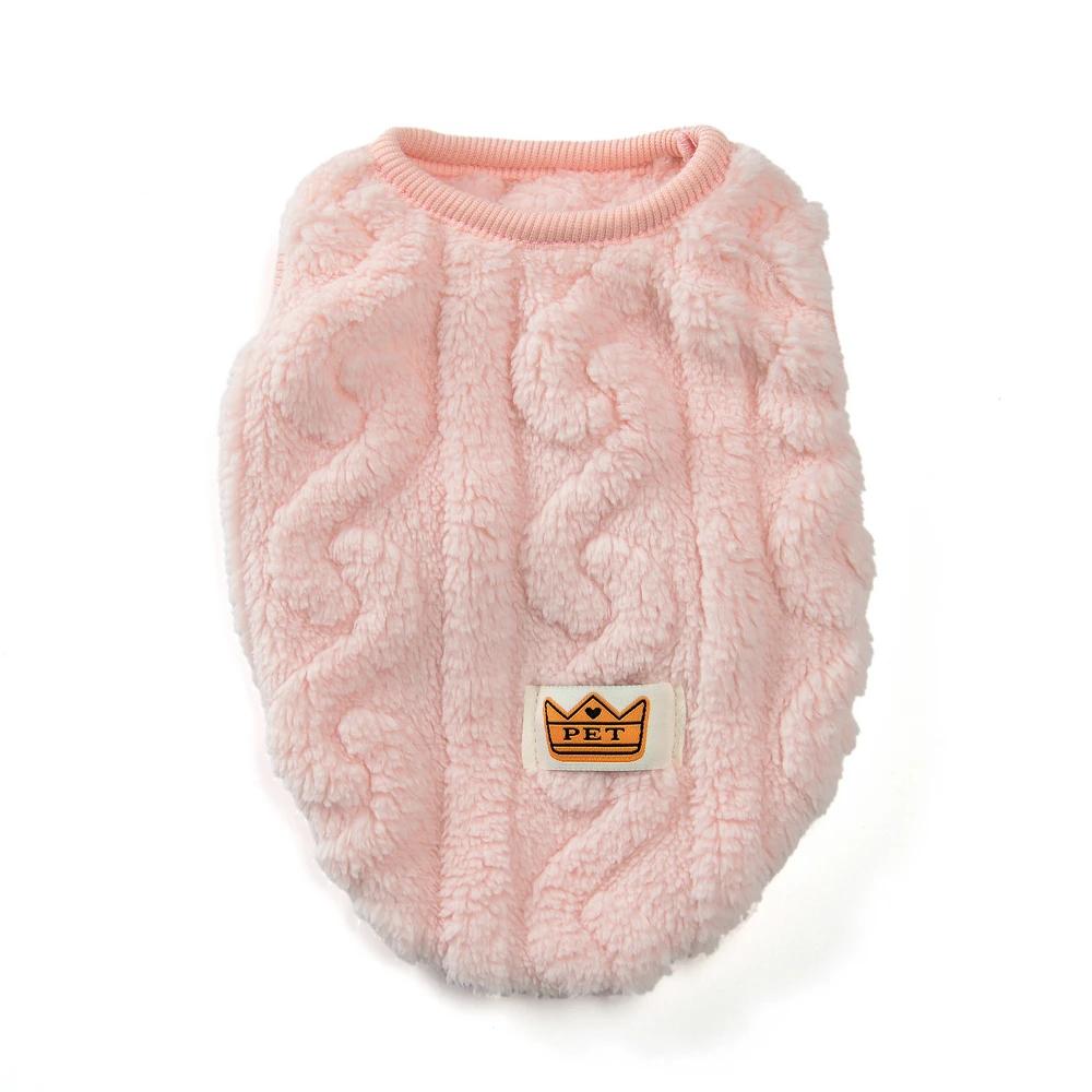 Warm Fleece Pullover Sweatshirt Soft Cat Clothes for Small To Medium Dogs Cats Sphynx Puppy Kitten Coat Pet Costume for Autumn W