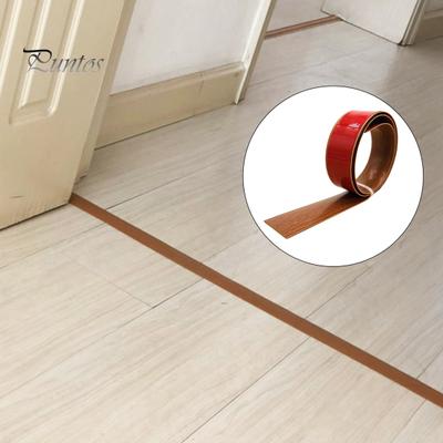 Door Seal Strip Self-Adhesive Floor Transition Strip Simple Installation Easy Cut PVC Edge Guard Seamless Floor Corner Cover