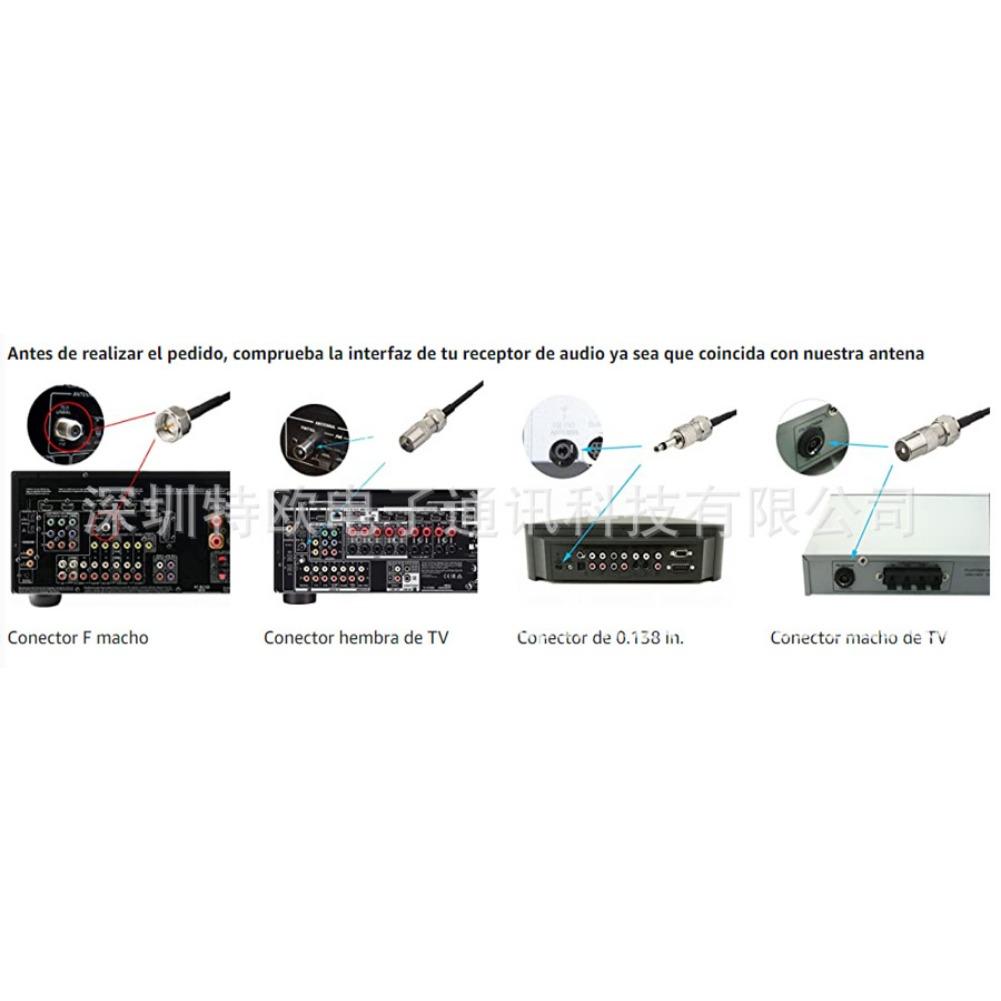 Antenă radio DAB FM cu bază magnetică Cablu prelungitor 3M compatibil cu radio digital Pioneer Yamaha Marantz Sherwood Bluetooth etc.. Receptor