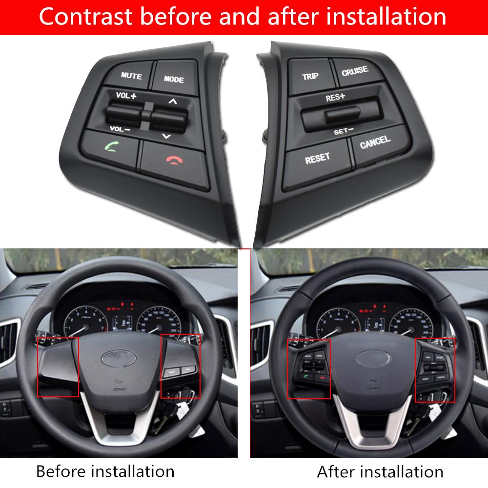 For Hyundai Creta Ix25 1.6L 2.0L Steering Wheel Cruise Control Button Switch Remote Control Volume Button 96710C90004X
