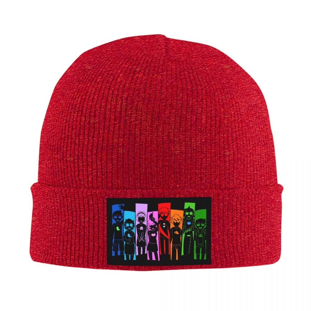Cappello Caldo Lavorato a Maglia Homestuck Wheel Anime Berretto Invernale Cappello a Cuffia Berretti Skullies Cappelli Hip Hop per Unisex
