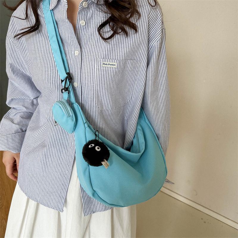 Trendy Casual Canvas Crossbody Bag 2023 Fall New Vintage Tote Bag For Women