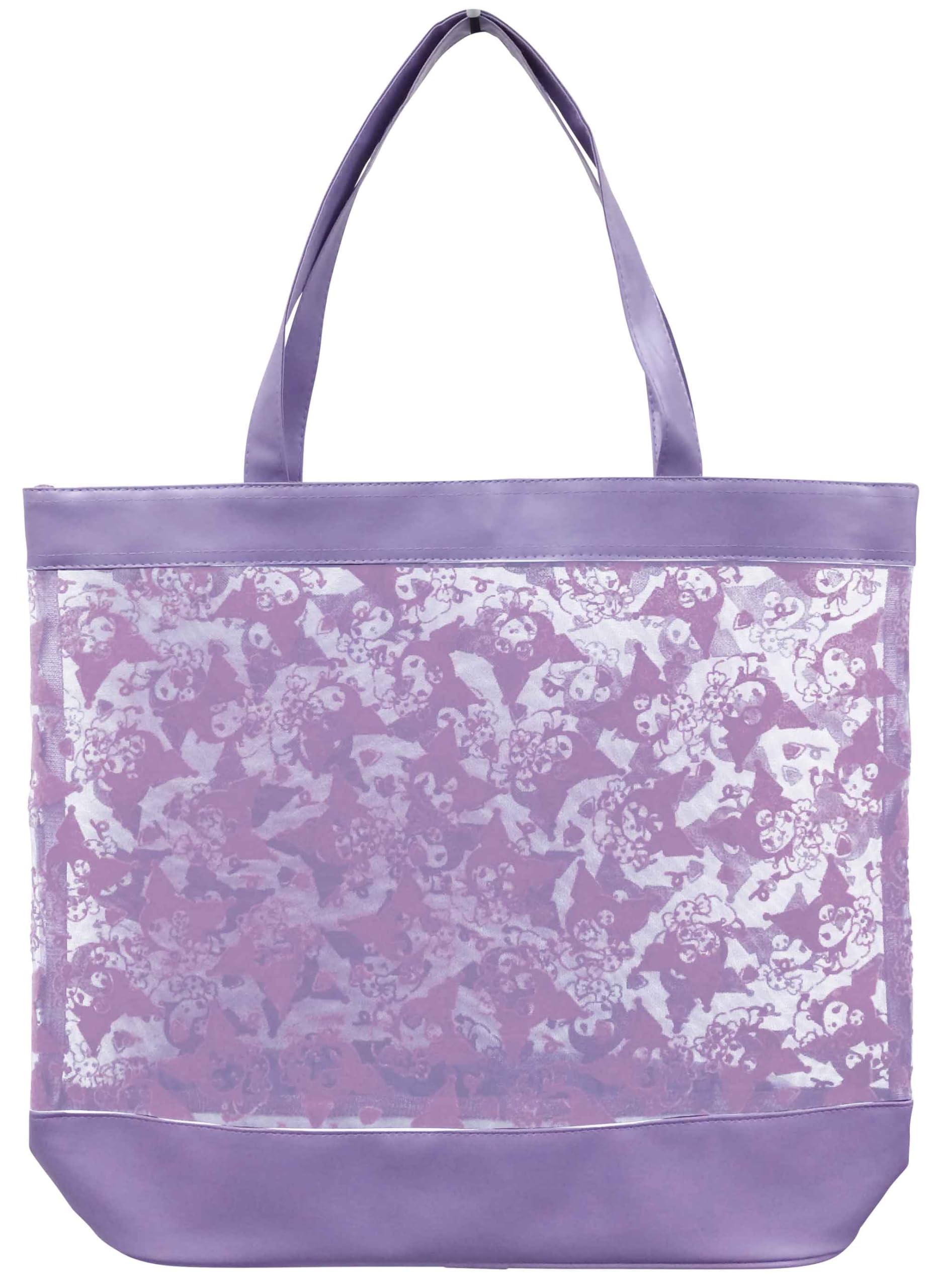

iPlanning Sanrio Characters Tulle Flocked Tote (L) Kuromi W460mm x H380mm x D120mm K8681B