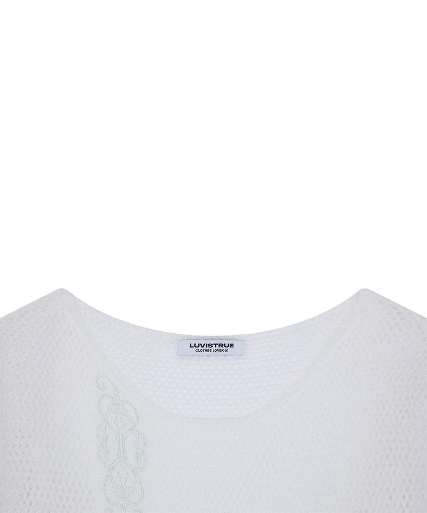 LUVISTRUE Sy Lace Net Knit(White)