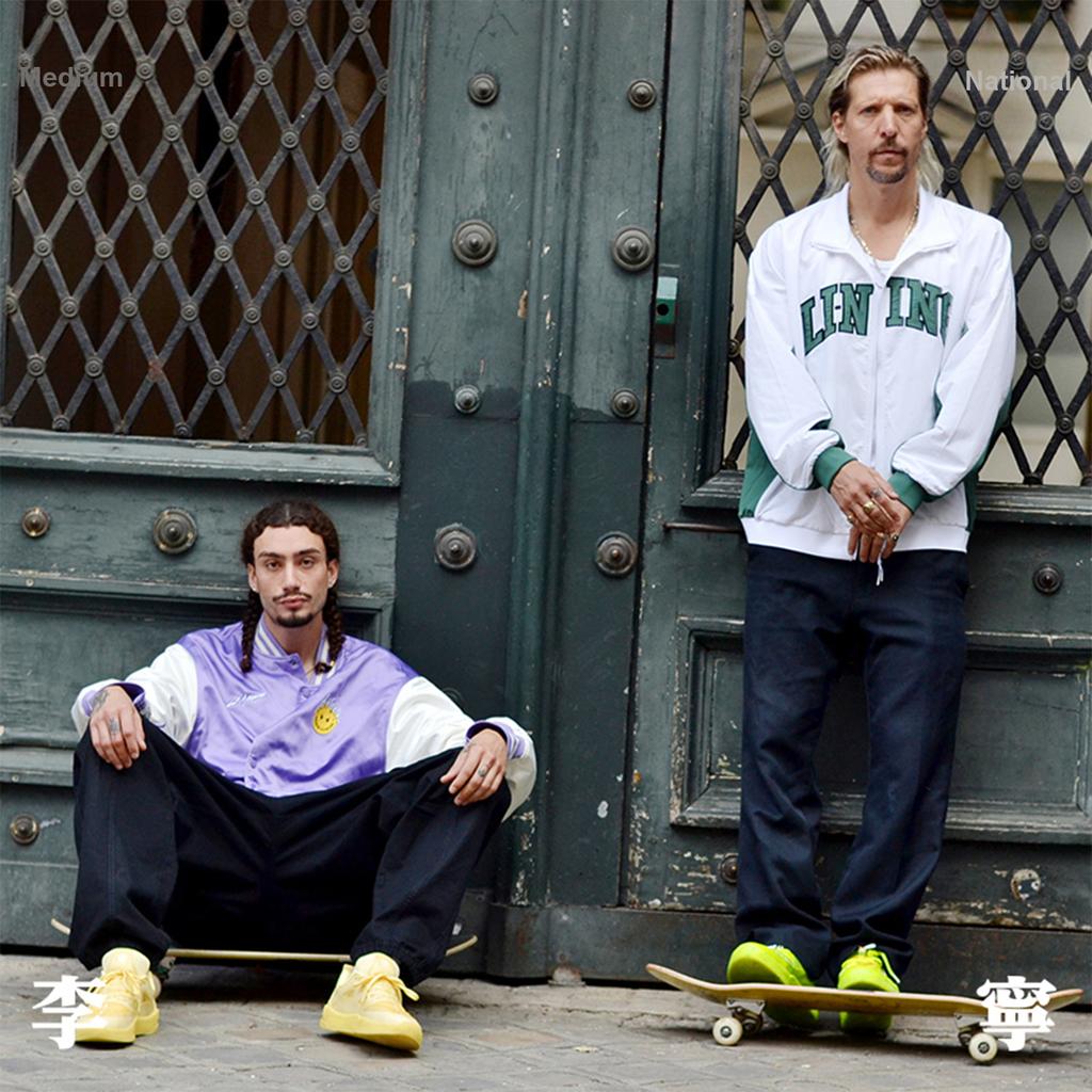 Li Ning Steven Harrington X  Ling Teng Skateboard Series Lightweight High Resilience Low Top Skate Shoes Men Skate Shoes Juice-Green AEPT019-1