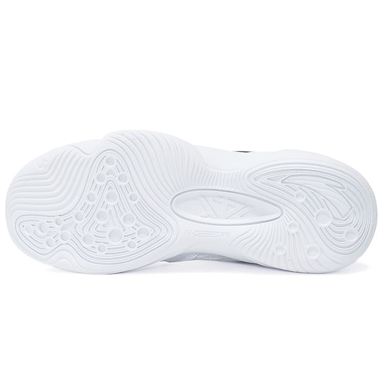 Anta Нескользящие износостойкие низкие баскетбольные кроссовки мужские кроссовки белые — фото 6