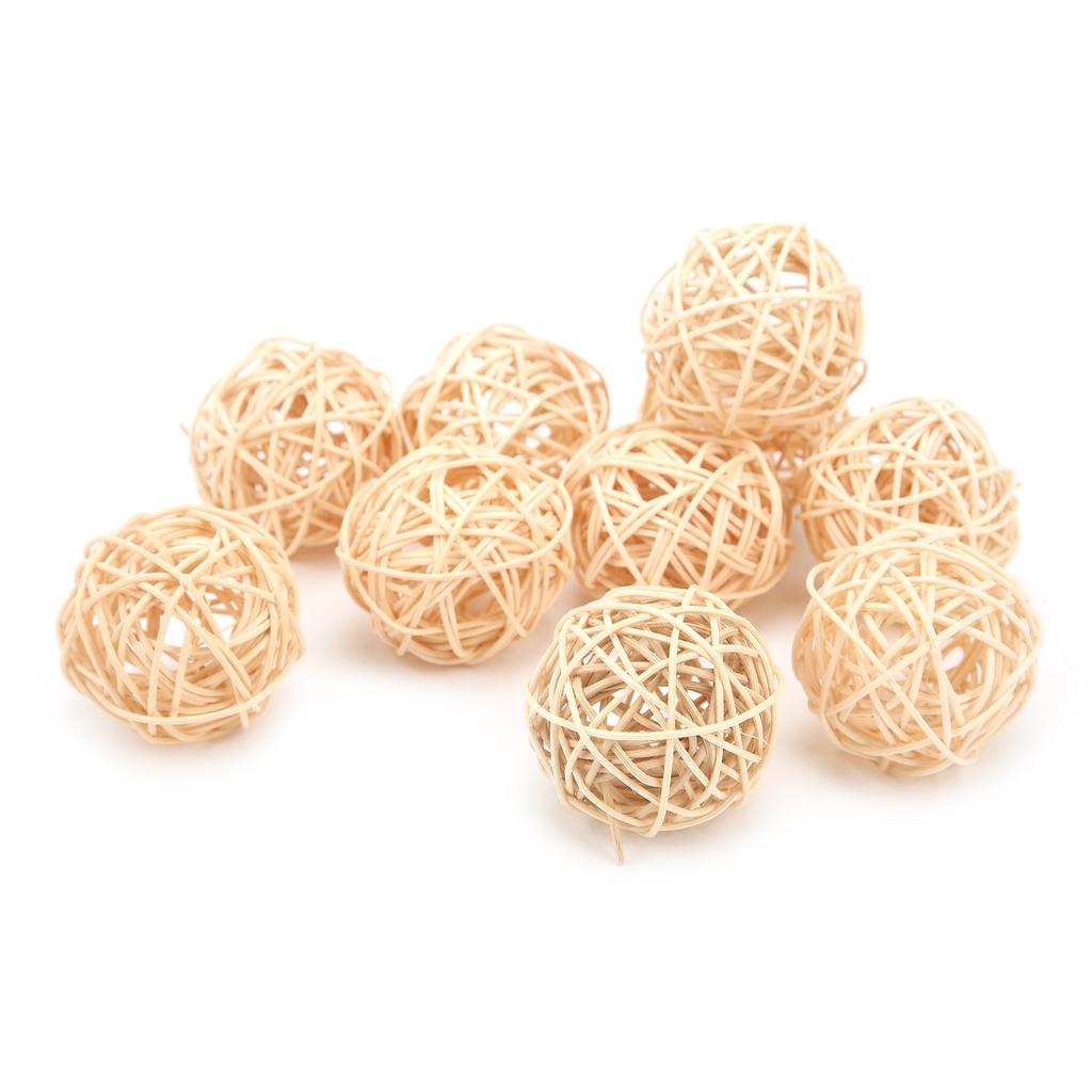 Sepak Takraw Toy   Rattan Safe and Harmless   Small Animal Chew Toy for