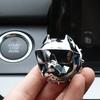 Creative Bulldog Design Push Button Ignition Cover One-Key Engine Start Stop Decorative Car Accessory
