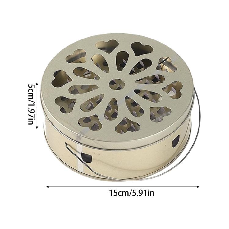 Mosquitoes Expel Tray Box Featuring Carrying Handle And Removable Lid Portable Outdoor Essential With Ventilation Holes