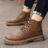Security Boots Men Mens Ankle Boots Leather Dress Booty Man Men's Leather Winter Shoes Work & Safety Shoes Casual Sneakers Shoe