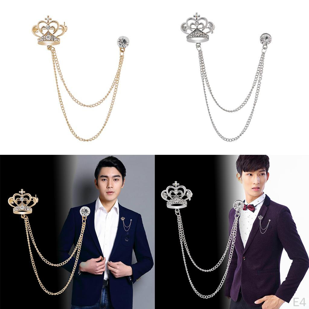 Creative Brooch for Men Stylish Breastpin Alloy 2.5 X 2cm