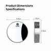 2Pcs Car Suction Cup Blind Spot Mirror Wide Angle Mirrors For BMW M G30 E90 E46 E60 E70 E39 E36 Car Auxiliary Rearview keychain AW3