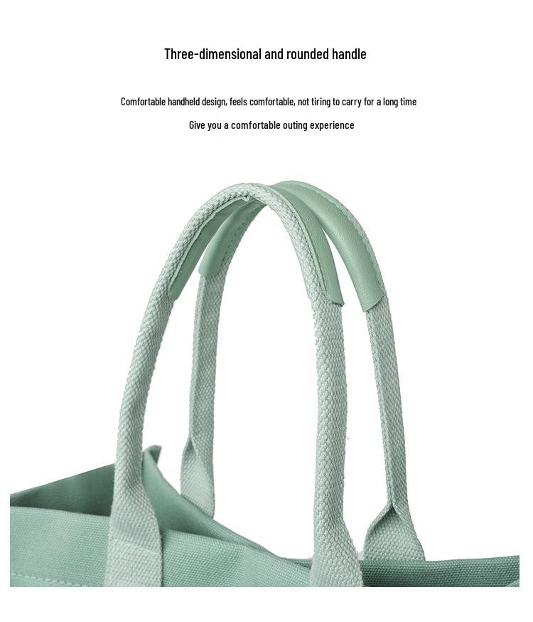 Japanese Minimalist Large-Capacity Crossbody Canvas Backpack & Versatile Tote Handbag.